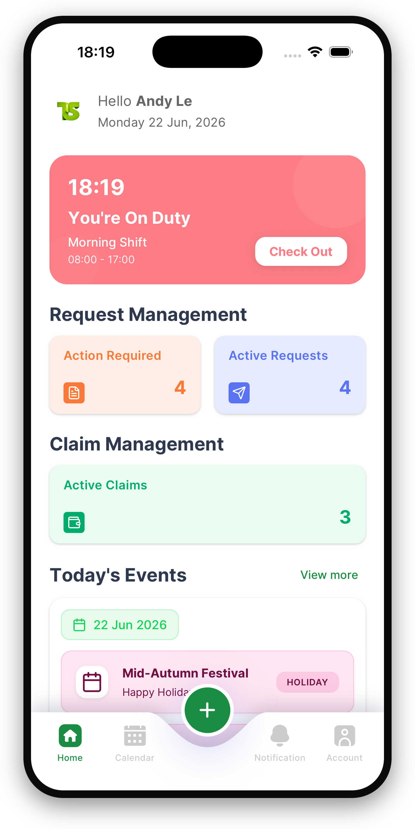 TalentHR Mobile App Experience